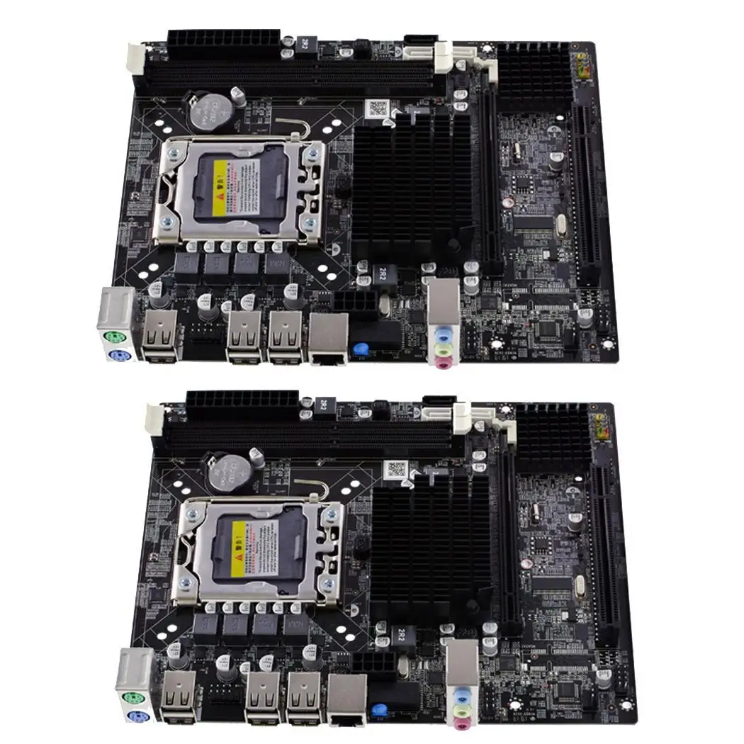LGA1366 X58 Материнская плата дискретный графический SATA кабель двухканальный S ATA II DDR3