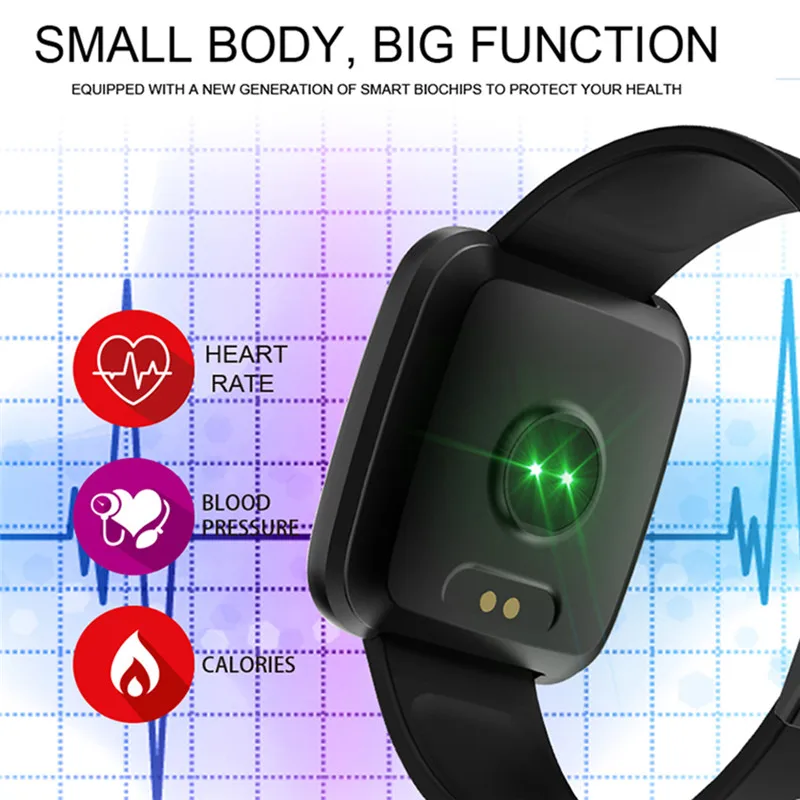ESEED S7 Smart Bracelet 1.3 inch Fitness Tracker IP67 Heart Rate Monitor BT 4.0 Watch Wristband for apple xiao mi band 4 | Электроника