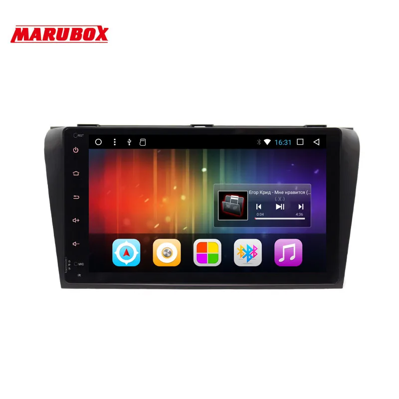 Marubox 9A701DT3 Штатная магнитола для MAZDA3 2003 2009 Android 7.1 4 ядра 9 &quotнавигации Радио руль BT Wi