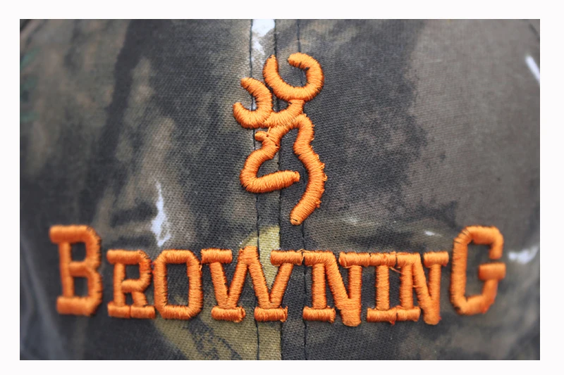 Мужская бейсбольная Кепка Browning Jungle, лидер продаж, бионическая камуфляжная кепка для охоты, рыбалки, бейсбольная кепка из чистого хлопка