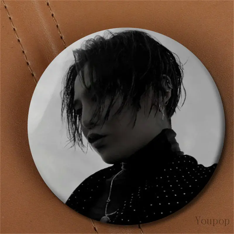 XZ1151 Youpop Kpop корейский Bigbang GD Топ сделал полный альбом последний танец FXXK это девушка булавки значок аксессуары Броши - Окраска металла: XZ1151