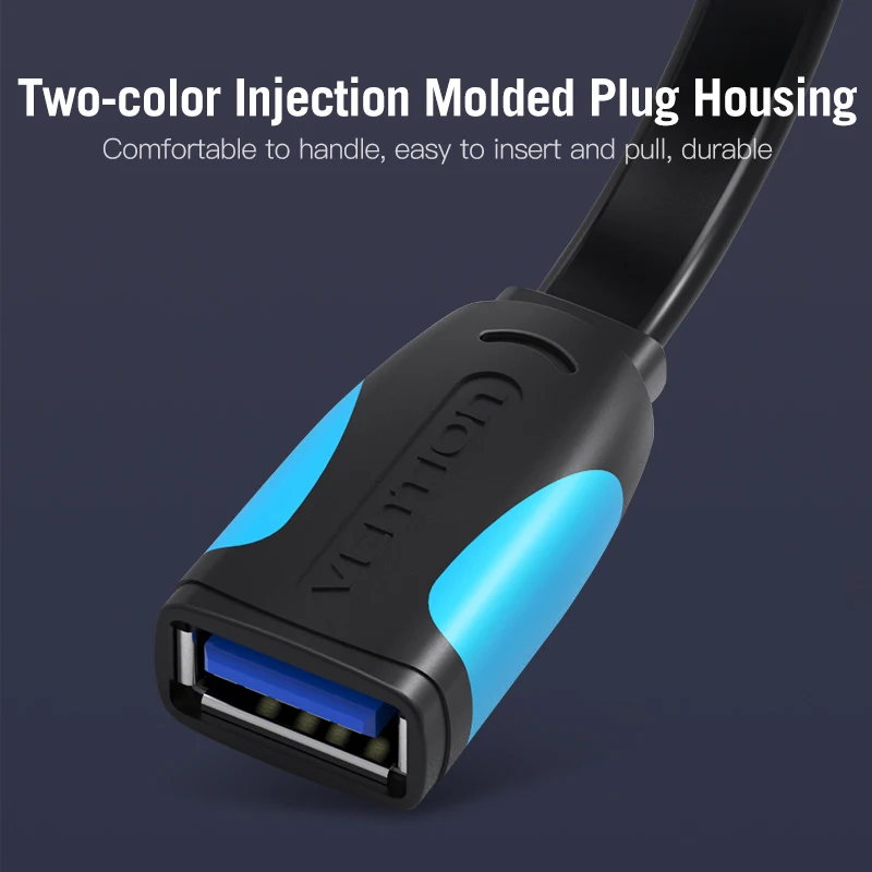 Vention USB2.0 3.0 Extension Cable Male to Female Extender USB3.0 Extended for laptop PC USB | Мобильные телефоны и