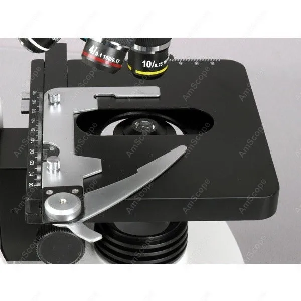 Микроскоп AmScope 40X-2000X 3 Вт сидентопф бинокль комбинированный микроскоп с темным