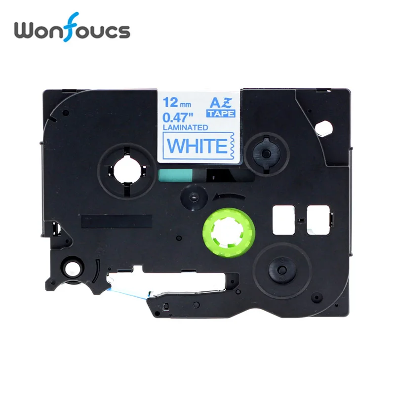 Blue On White 12 мм совместимый TZe231 P-Touch Brother tz ленты tz131 tze-231 tz221 tzeMQP35 принтер ленты для этикеток производитель пишущей машинки PT-300 - Цвет: Blue On White