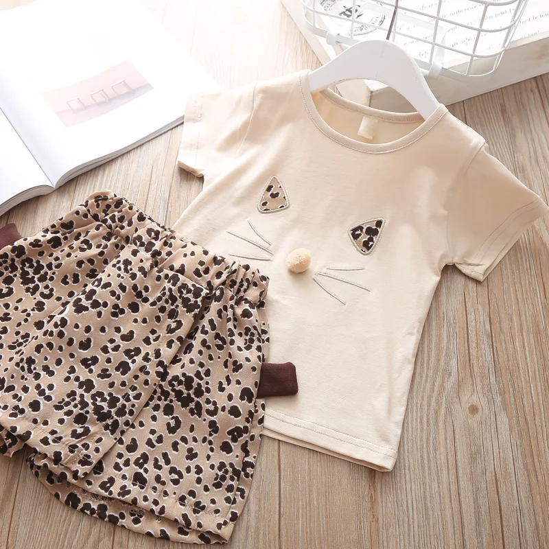 Комплект детской одежды для девочек новогодний костюм с оборками на День