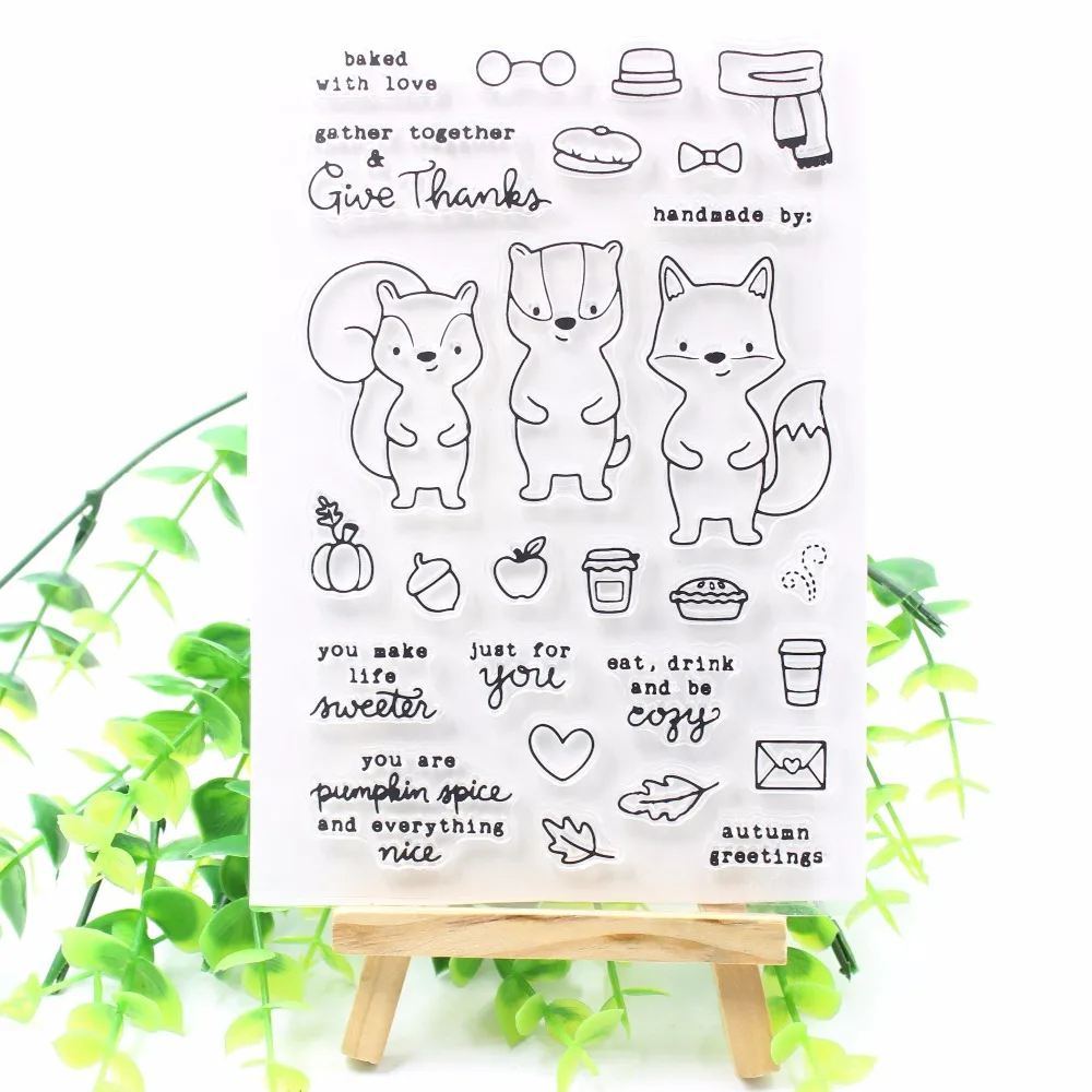 Прозрачные силиконовые штампы для скрапбукинга детского творчества 654 | Дом и сад