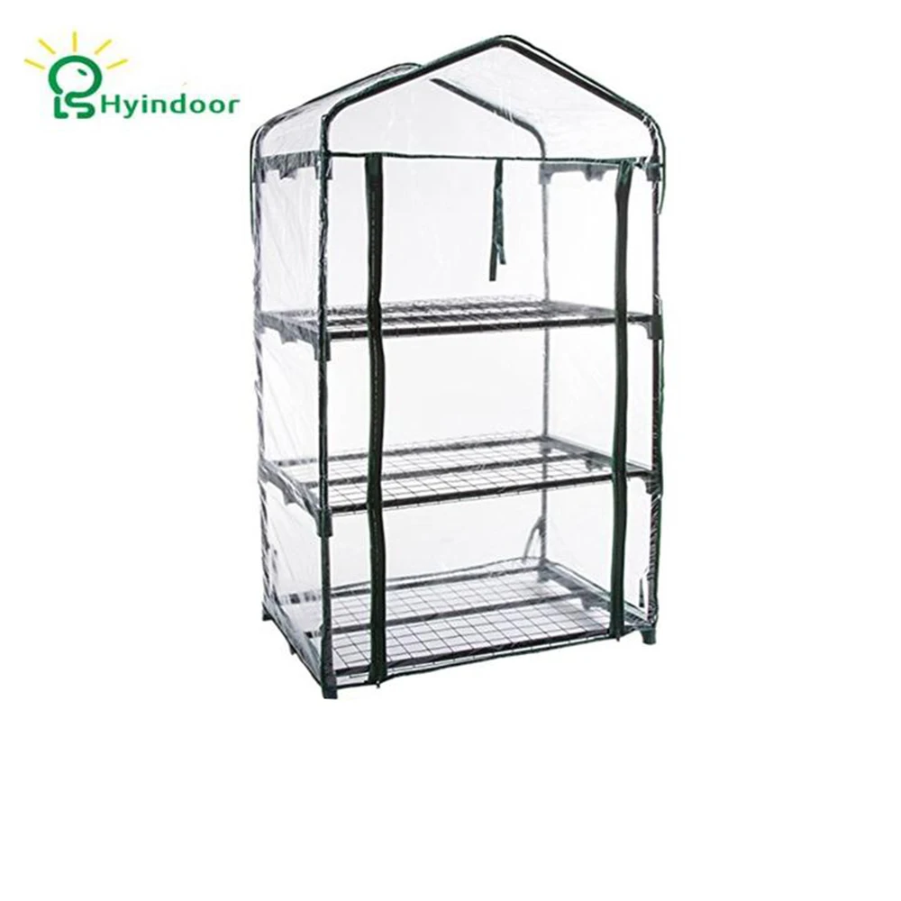 Hyindoor Садовые принадлежности сельскохозяйственная теплица Sunroom садовые ПВХ Мини