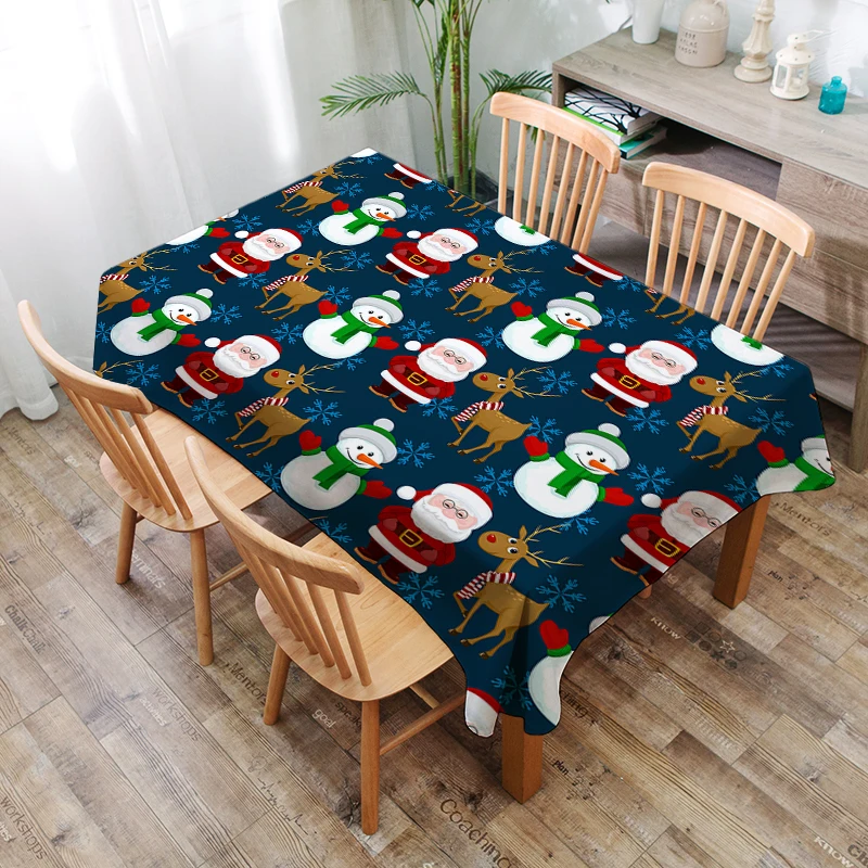 Christmas Series Tablecloths Decorative Wedding Tablecloth The Family Dinner Table Custom Sizes | Дом и сад