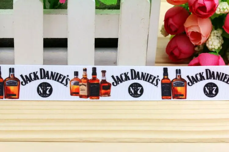 

7/8'' Free shipping wine printed grosgrain ribbon hairbow headwear party decoration diy wholesale OEM 22mm P5303