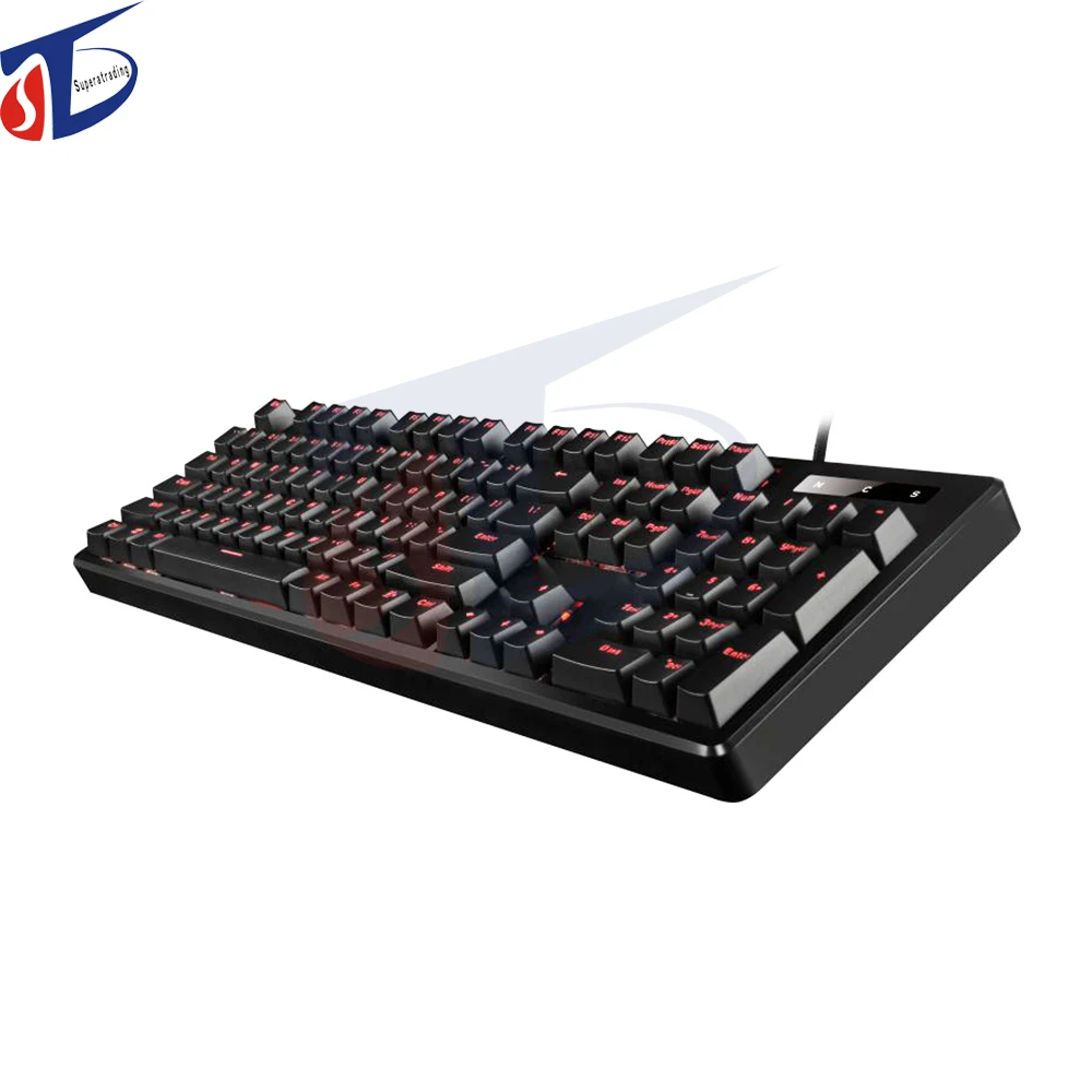 Новый RGB Проводная клавиатура Профессиональная USB gaming механическая для PC