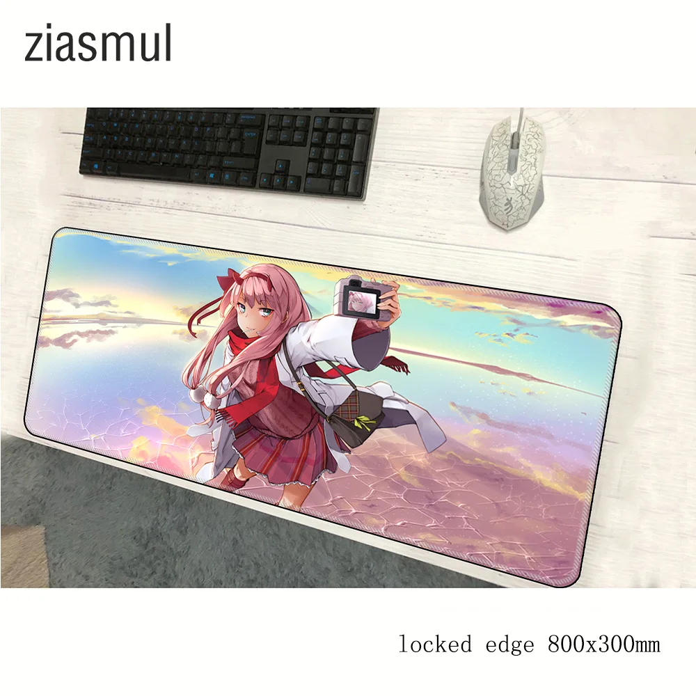Коврик для мыши darling in the franxx xl компьютерный геймер 800x300x2 мм Лучший Для Мыши