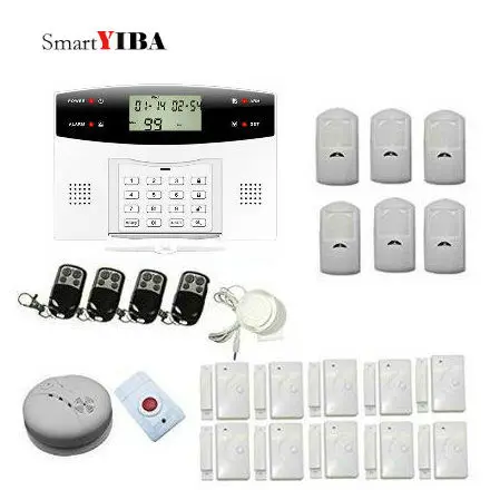 

SmartYIBA GSM Alarm System 99 Wireless 7 Wired Zones Support Relay Output Smart Home Control