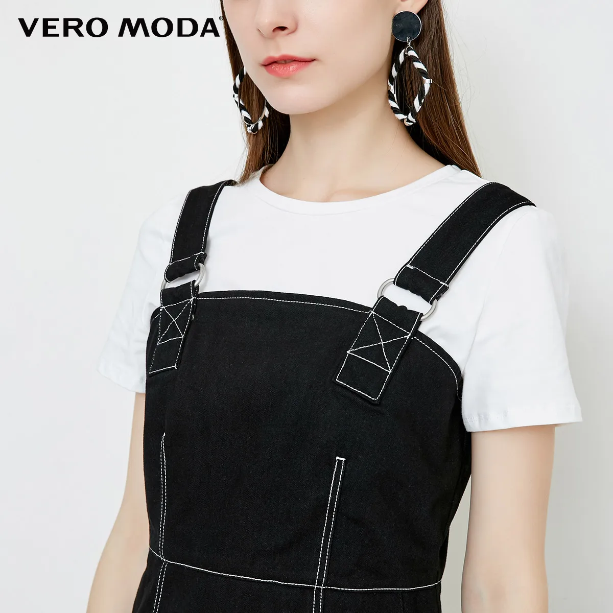 Vero Moda летнее джинсовое платье с открытой линией | 318242502|Женские платья|
