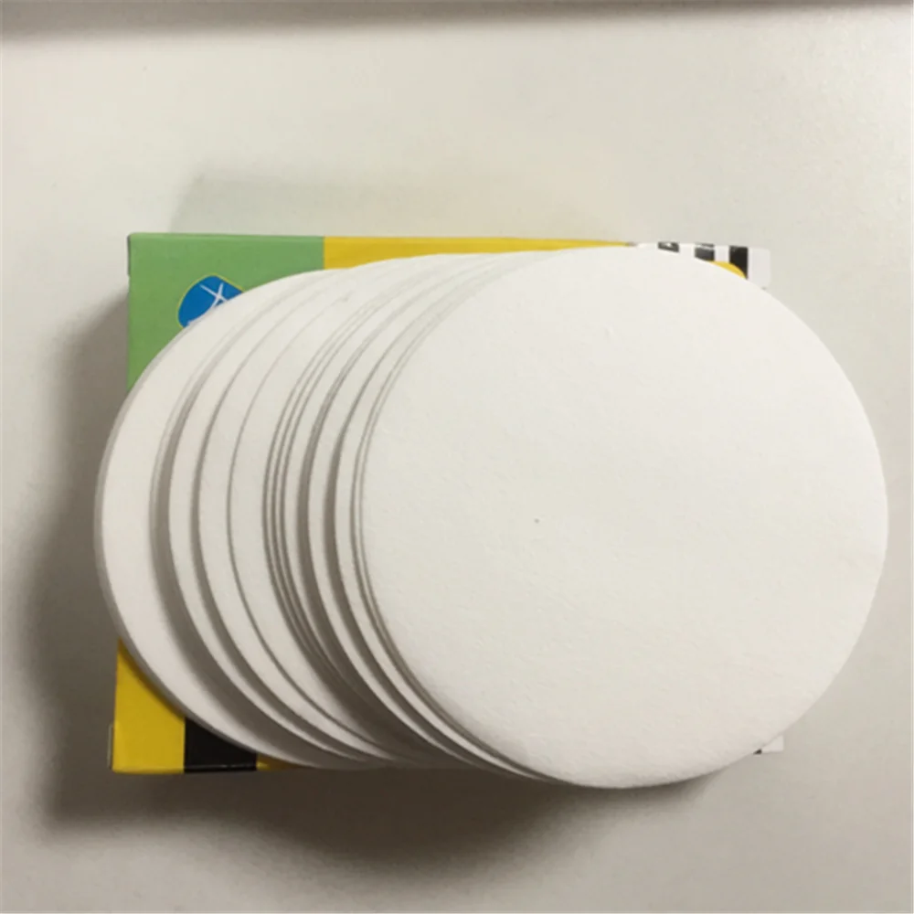 100piece/pack Qualitative Filter Paper Circles ashless paper Speed Medium/Quick | Канцтовары для офиса и дома