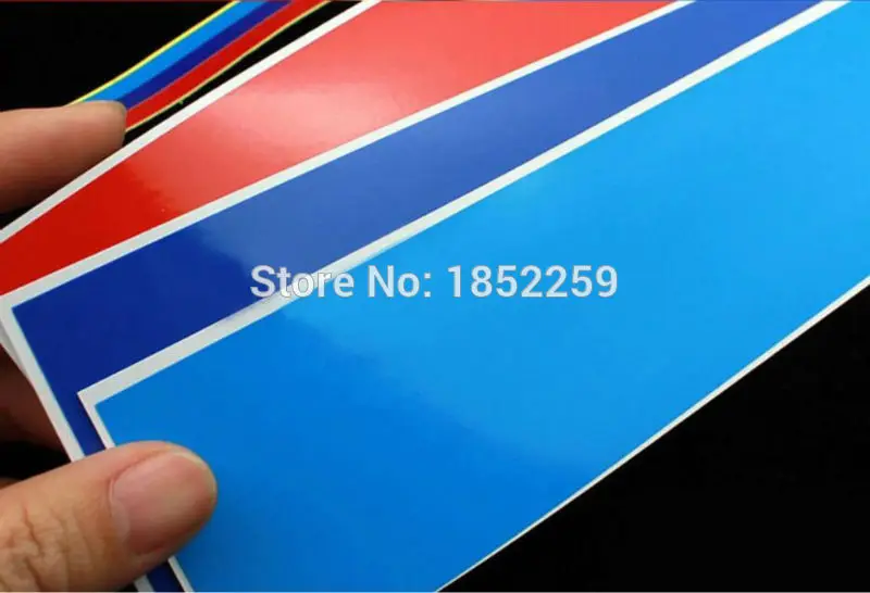 6 x Новый стиль/м красочные декоративные наклейки гриль и передние на бампер для BMW