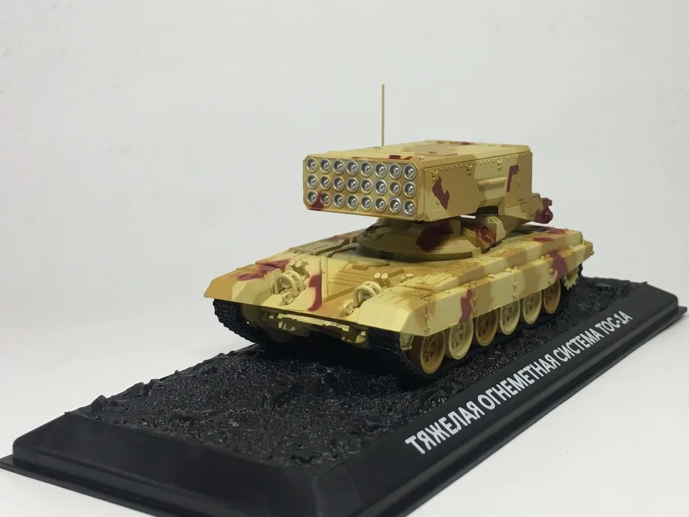 I XO 1:72 heavy flamethrower system tos-1a boutique alloy Tank toys for children kids Model original box |