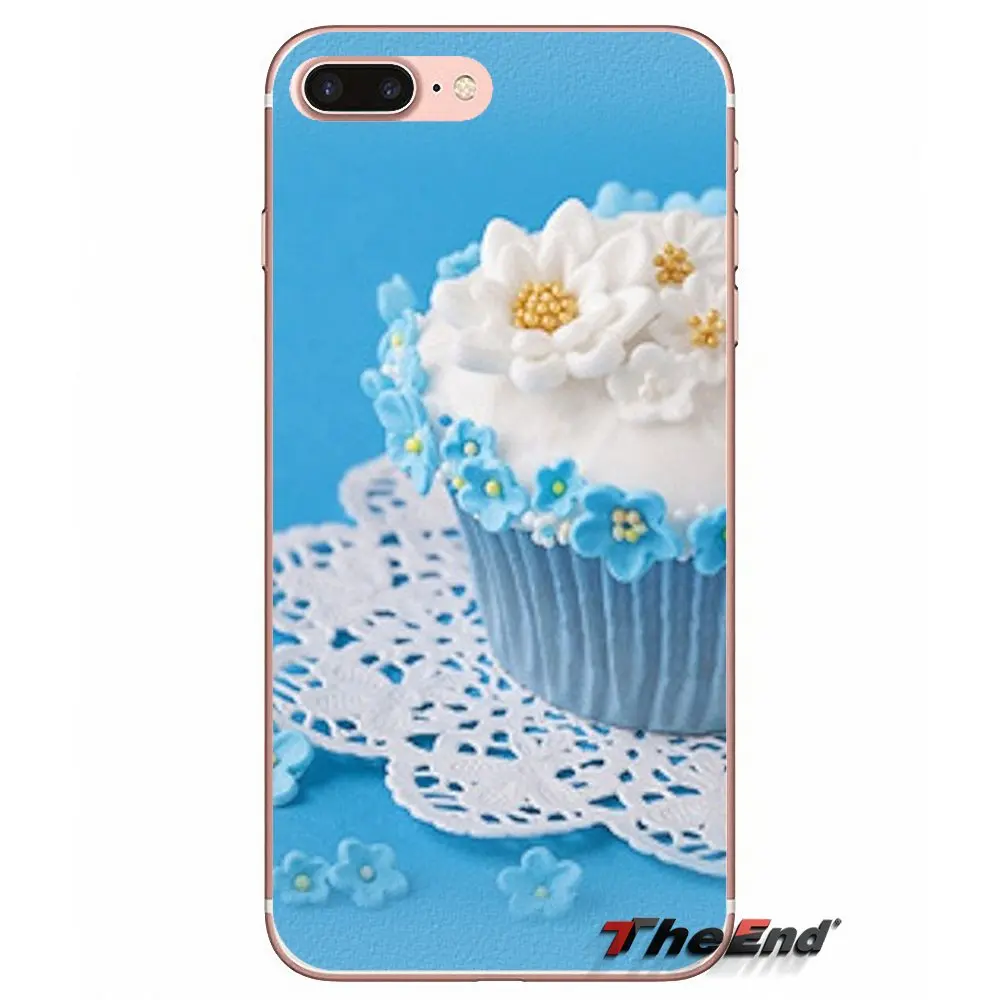 Cup Cake для iPhone X 4 4S 5 5S 5C SE 6 6S 7 8 Plus Samsung Galaxy J1 J3 J5 J7 A3 A5 2016 2017 аксессуары чехлы телефонов