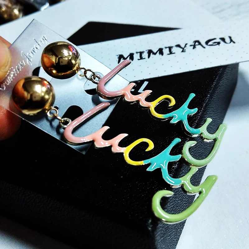 Большие акриловые украшения для вечеринок|dangle earrings|earrings bigbrinco grande |