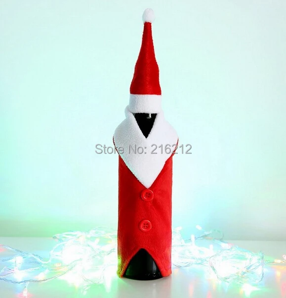 30 комплектов Новое поступление рождественские украшения крышка для бутылки вина