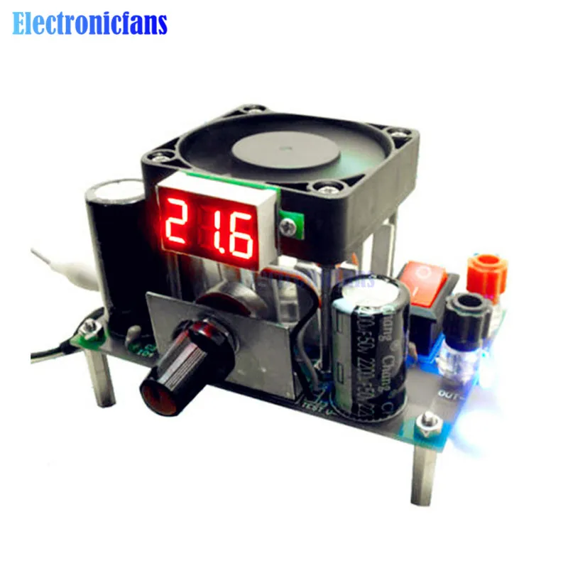 Макс. 3 а 50 Вт LM338K понижающий блок питания DIY Kit цифровой модуль переменного тока 1 25