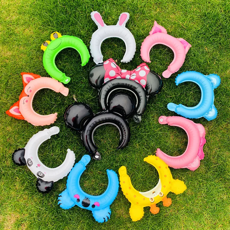 

10pcs/lot Children's Toy Animal Hoop Balloon Birthday Party Headband Balloons