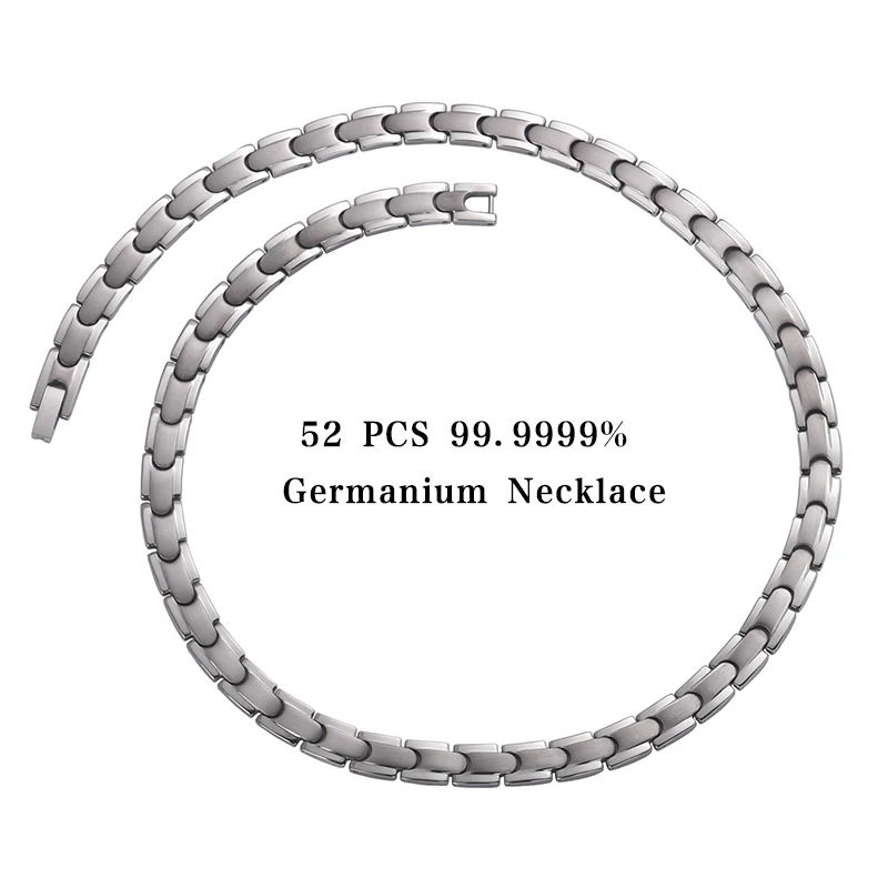 SGS authentication 99.9999% Full High Pure germanium Necklace Titanium Necklaces IN The Body's Anti aging and Metabolism|germanium