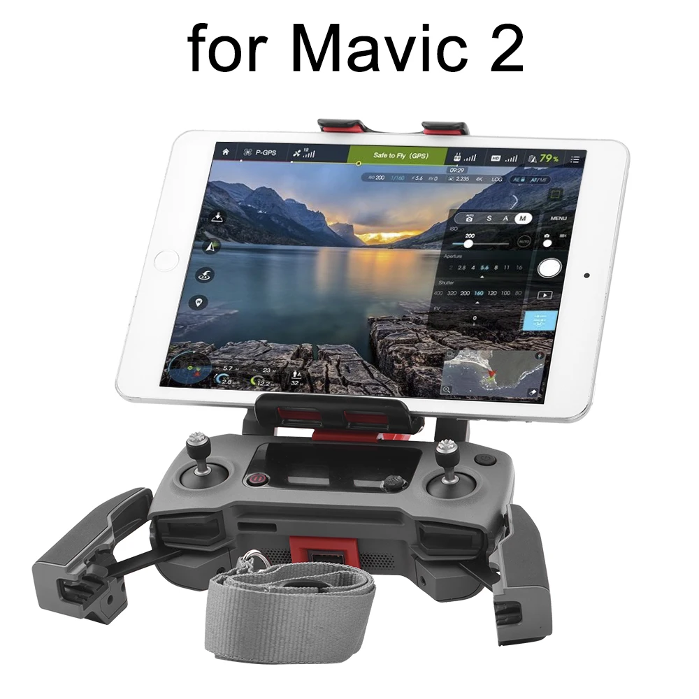 Кронштейн дистанционного управления для DJI Mavic 2 Pro Zoom Drone с поворотом на 360 градусов, поддержка Переднего Вида, держатель для телефона, планшета, крепление с зажимом