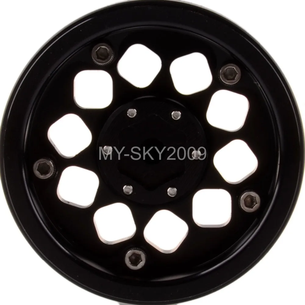 4 шт. алюминиевый Beadlocks 1 9 &quotобод колеса 1065 для 1:10 RC внедорожный Грузовик Джип Buugy