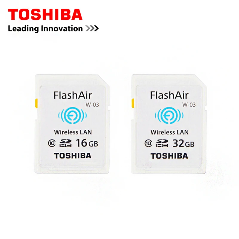 Toshiba W-03 Wi-Fi SD Card 16 ГБ 32 SDHC Class 10 UHS-я карта флэш-памяти карты для цифровых Камера |