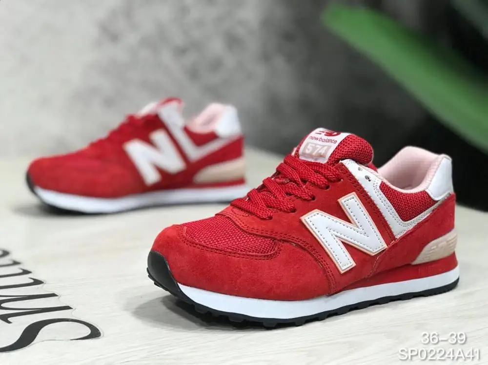 6 New Balance Top Pig Eight ретро кроссовки для бега женские, дышащие Wl574vdg уличная спортивная обувь кроссовки европейские размеры 36-39 - Цвет: 6