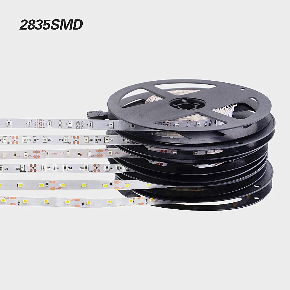 Светодиодная лента 2835 3528 SMD DC 12 В 60 светодиодов/м гибкая светодиодная