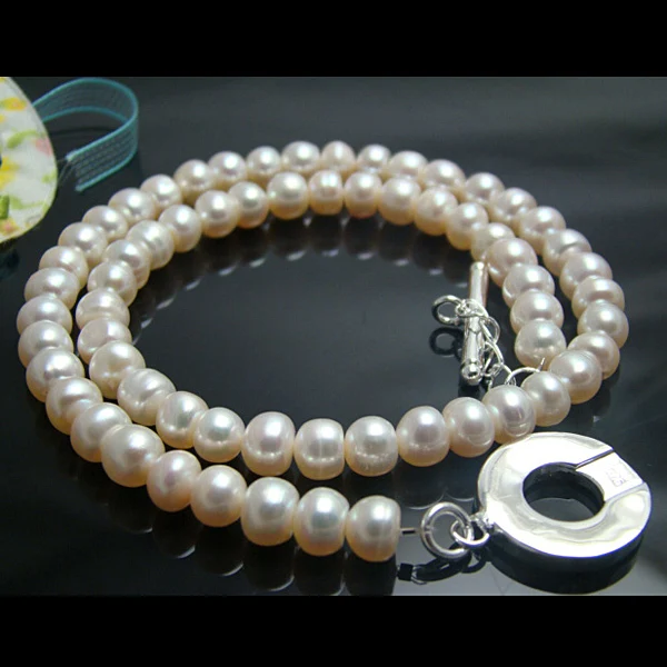 

LJ & OMR серебряные модные ювелирные изделия 925 серебряные ожерелья цепи, жемчужное ожерелье, оптовая цена, новое поступление