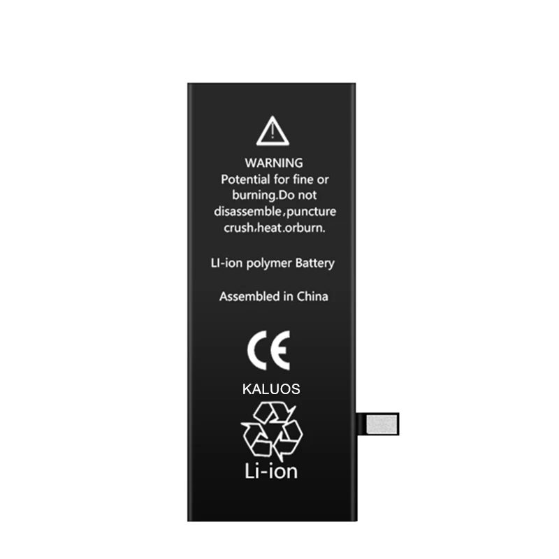 Реальная емкость встроенный аккумулятор телефона для iPhone 5 5S/5C 6 S 7 8 Plus 4 4s Высокое