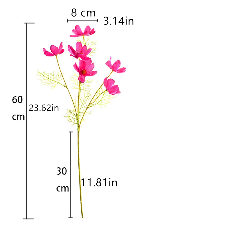 1 шт./лот 60 см длинный искусственный шелк цветок Oncidium каллиопсис для свадьбы