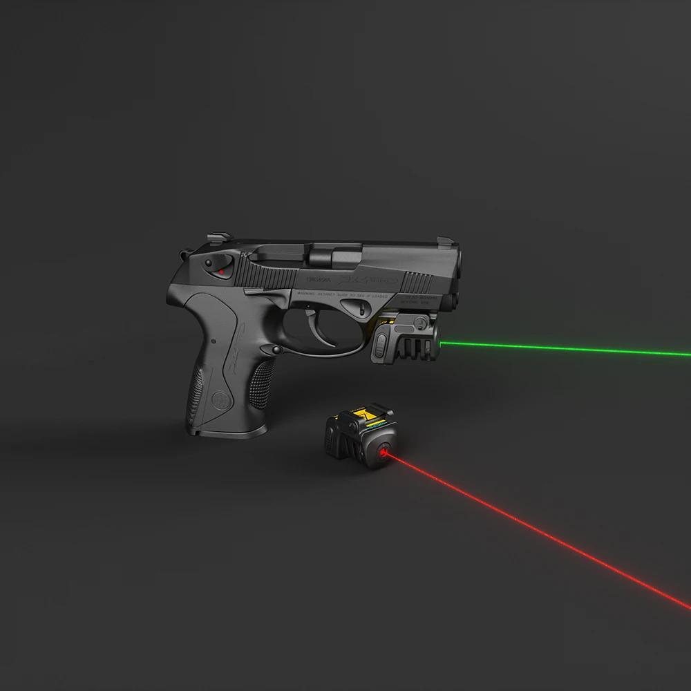 Ultral-Compact тактический зеленый лазер Sight с встроенной аккумуляторной батареей подходит для Пикатинни Airsofts пистолеты и винтовки