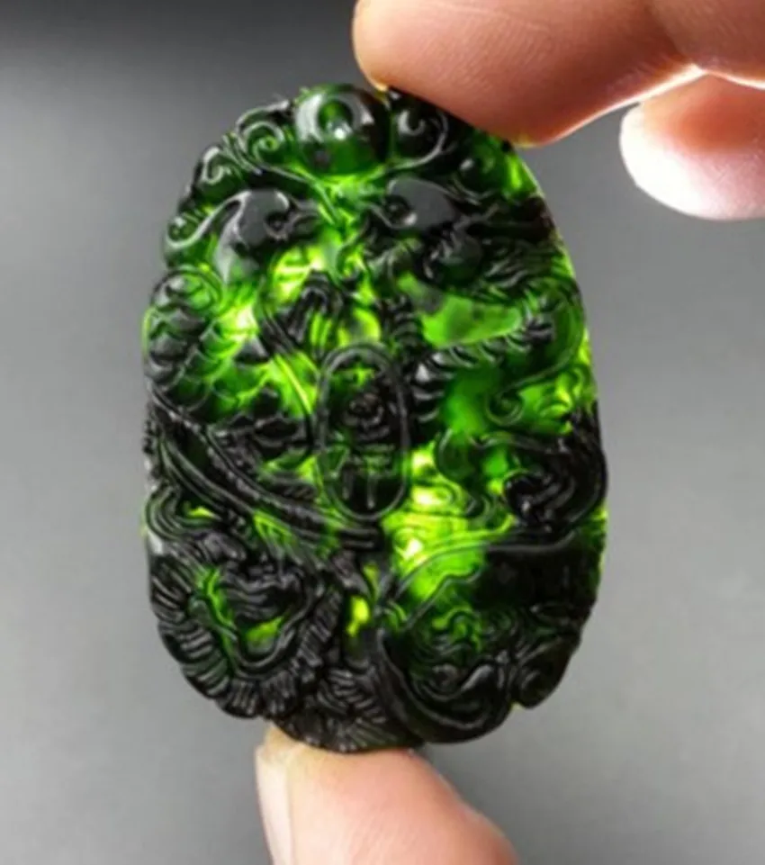 Красивый натуральный Фиолетовый Китайский цветок резьба китайский дракон