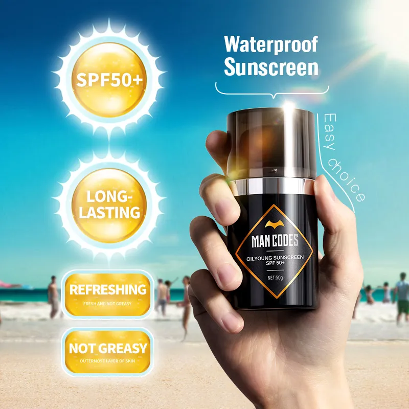 50 г мужской солнцезащитный крем для лица и тела SPF + защита от УФ лучей