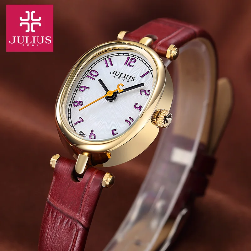 Наручные часы Julius женские кварцевые в японском стиле Изящные Модные Простые