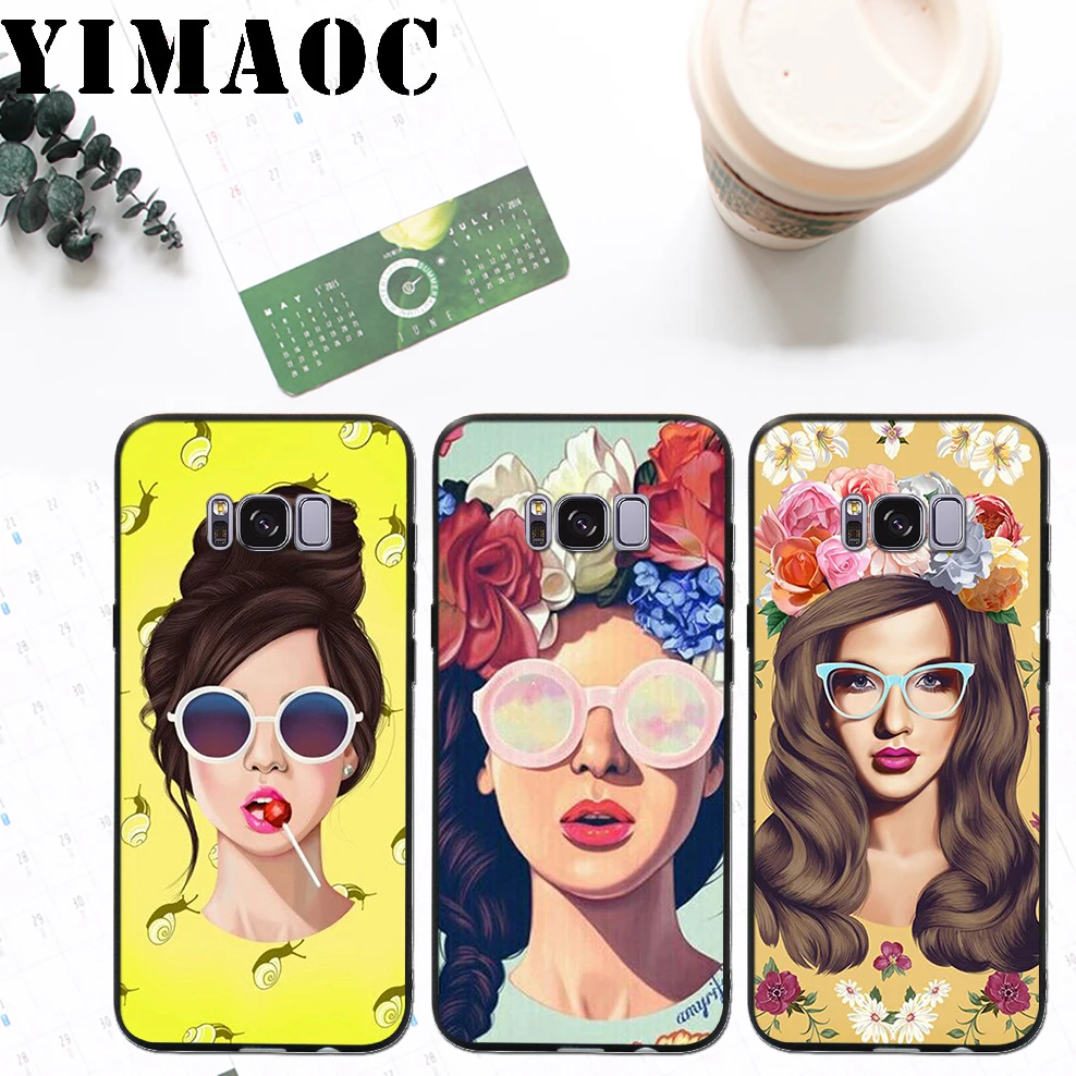 YIMAOC Young Wild Free просто для девочек мягкий силиконовый чехол samsung Galaxy S9 S8 A6 Plus 2018 S7 S6 Edge