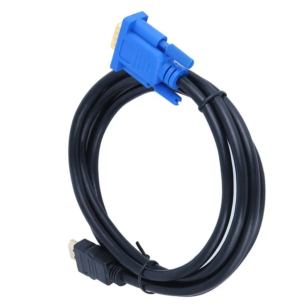 Кабель HDMI на VGA 1 8/3 метра 15 контактный адаптер типа Папа папа для видео 1024x768p