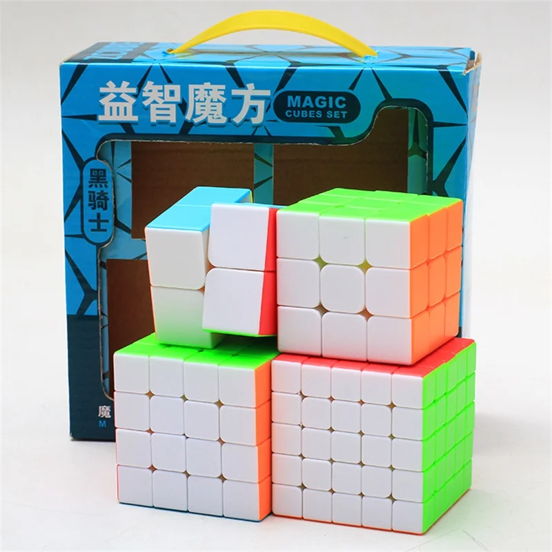 Z-куб, полный комплект, Магический кубик, Стикеры Скорость 3x3x3, 4x4x4 Magic Magico куб, Обучающие, развивающие игрушки головоломки для детей и взрослых - Цвет: A