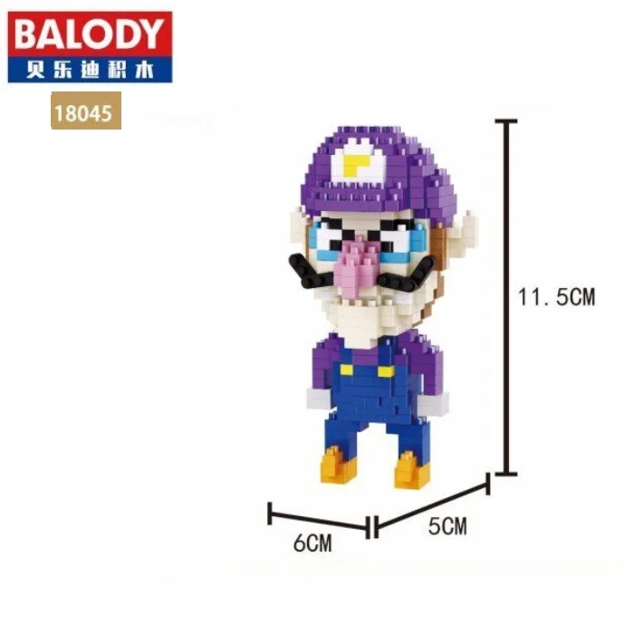 Мини кубики Balody милая маленькая модель Марио Строительные кирпичи игрушки