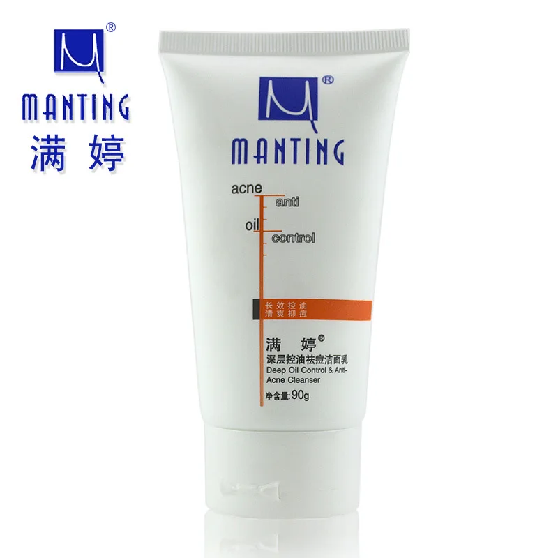 

MANTING Face Cleaner Deep Oil Control & Anti-Acne Cleanser 90ml Get rid Of Black Head Acne Treatment Blackhead Remover