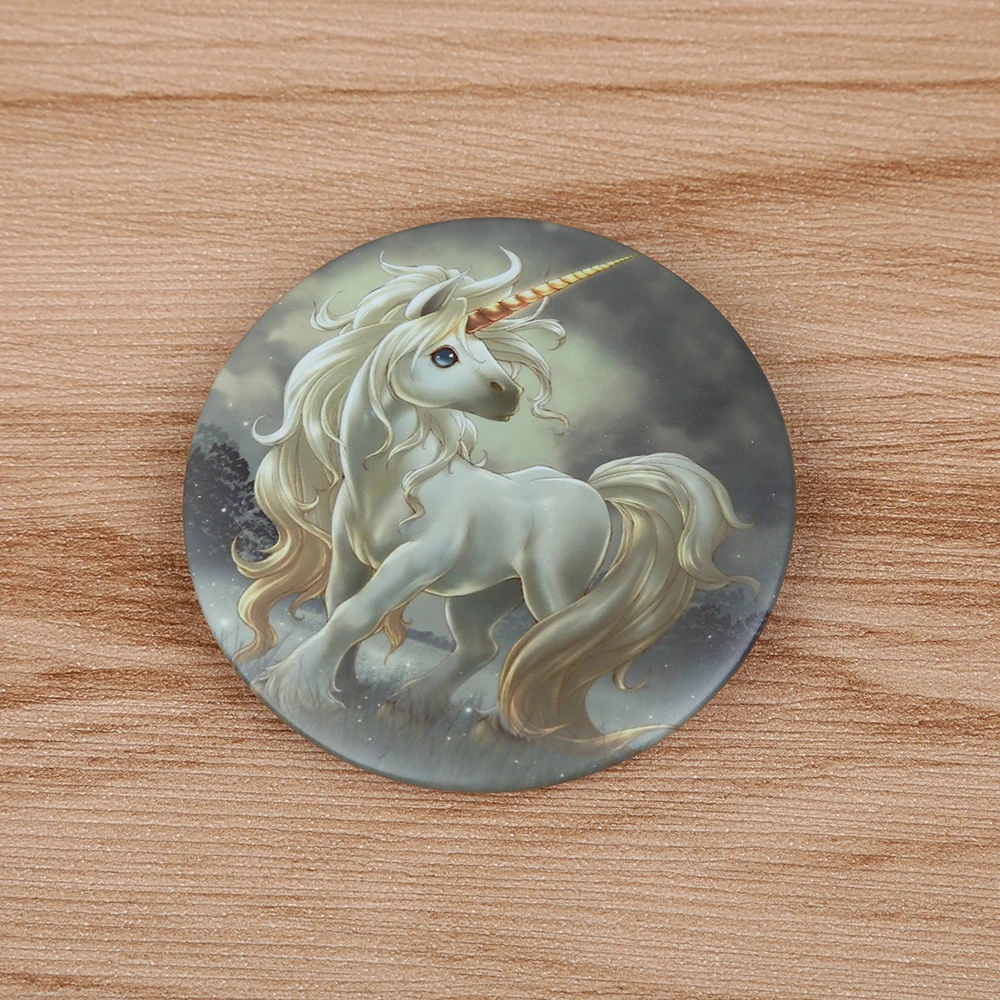 Брошь FFFPIN с изображением единорога из ткани 5 8 см |