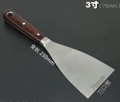 Высокое качество " 2" " 4" шпатлевка нож скребок лезвие лопата из углеродистой стали Стены Штукатурные ножи ручные строительные инструменты