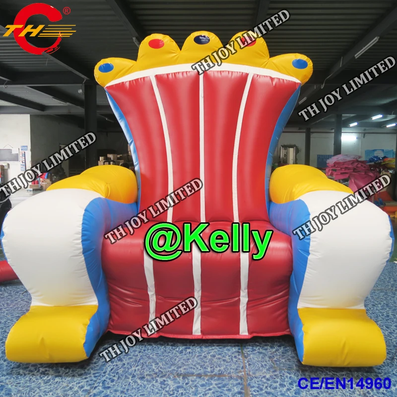 Бесплатная доставка большой надувной стул высотой 2 м для короля воздушный