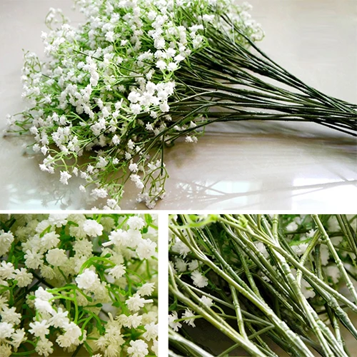 Модный 1 шт. искусственный гипсофильный Шелковый цветок Babysbreath вечерние НКИ