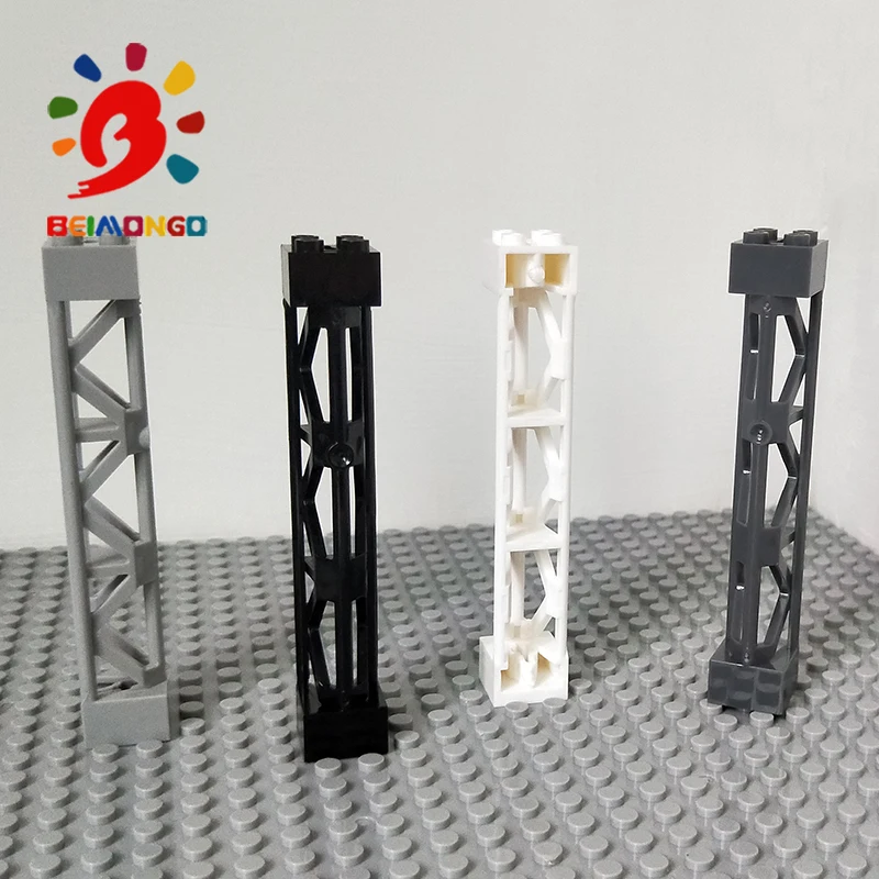 Бесплатная доставка! BEIMONGO блоки мс решетки Башня 2x2x10 W/Крест столб 20 штук