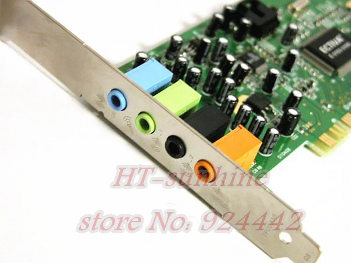 Оригинальная звуковая карта PCI 5 1 TP0033 2 шт./лот|sound card 5.1 pci|card pcicard |
