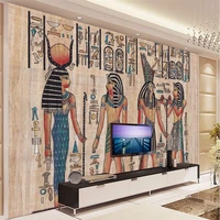 beibehang wallpapers home decor photo background wallpaper ancient egyptian civilization mayan elders hotel large wall art mural
